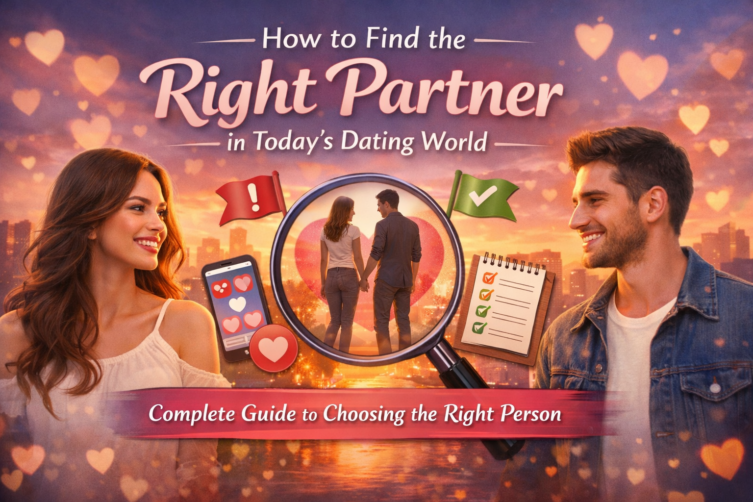 How to Find the Right Partner in Today’s Dating World (Complete Guide to Choosing the Right Person)