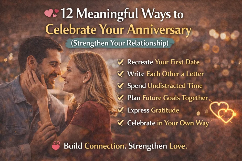 12 Meaningful Ways to Celebrate Your Anniversary (Strengthen Your Relationship)