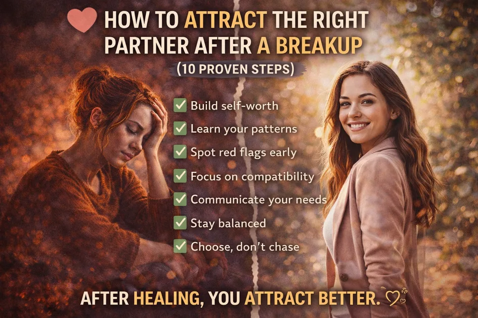How to Attract the Right Partner After a Breakup (10 Proven Steps)